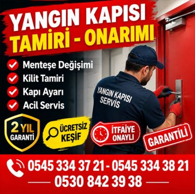 İstanbul Yangın Kapısı Tamiri